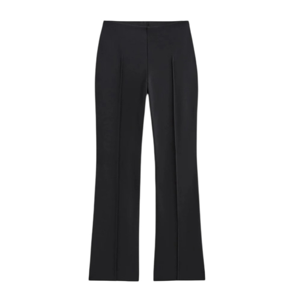 Everlane The Dream Kick Flare Ponte Pants Size M Black Neutral Office Casual - Picture 10 of 11